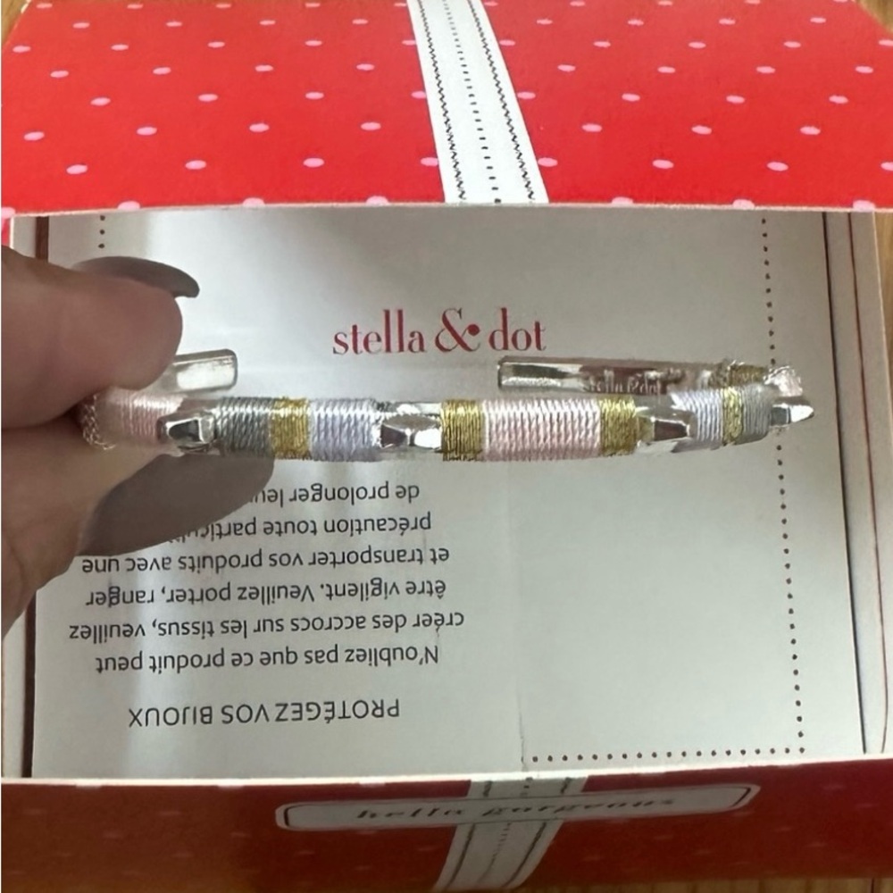 Stella & Dot Colorblock cuff